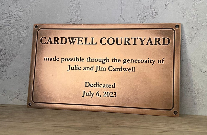 Recent Work: Solid Bronze Plaques