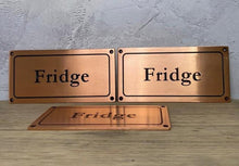 Engraved Copper Plaques with Personalised Text - Name Plaques - Custom House Signs - Custom Sizes Available - Solid Metal